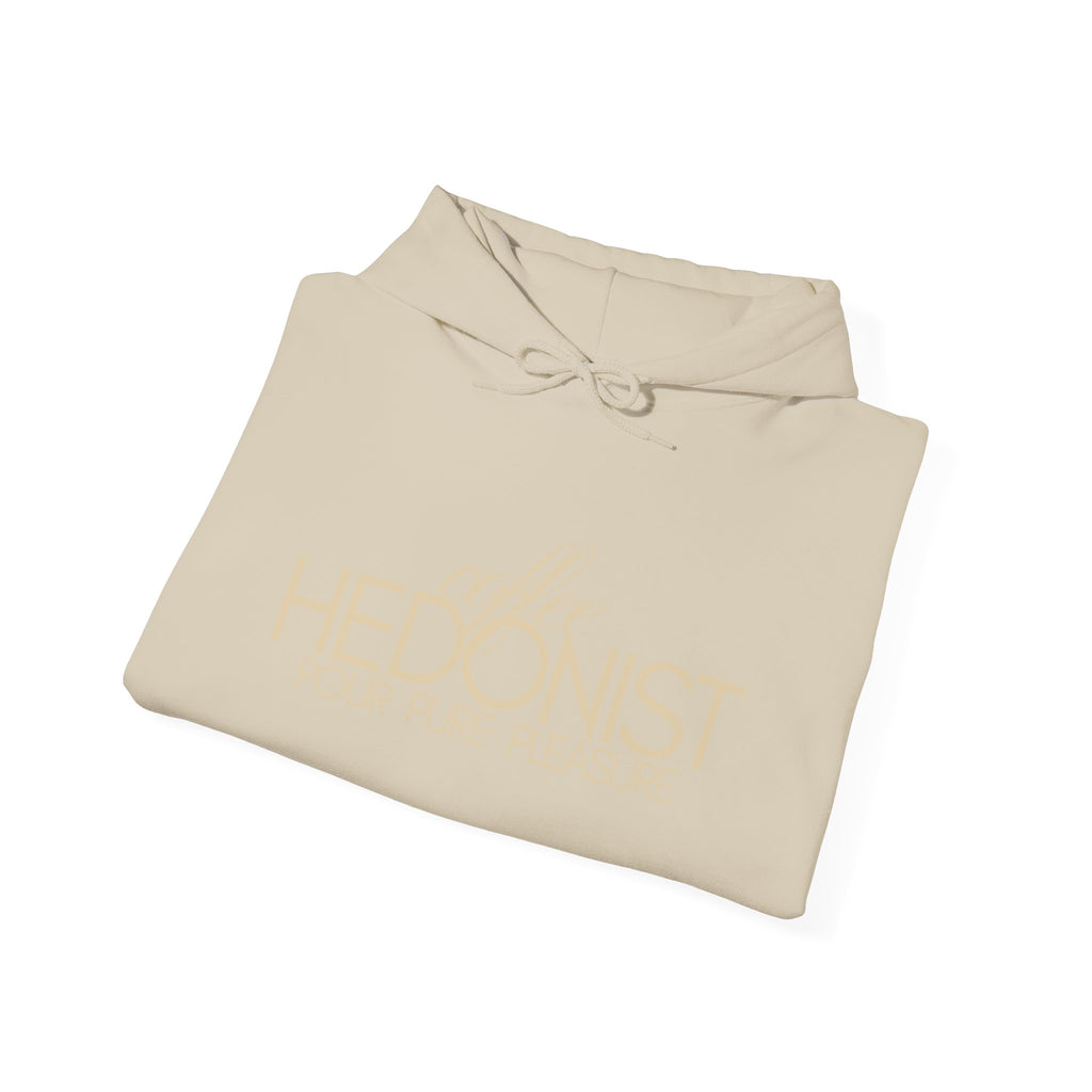 Coffee Hedonist Hoodie — Cozy Coffee Lover Graphic Sweatshirt