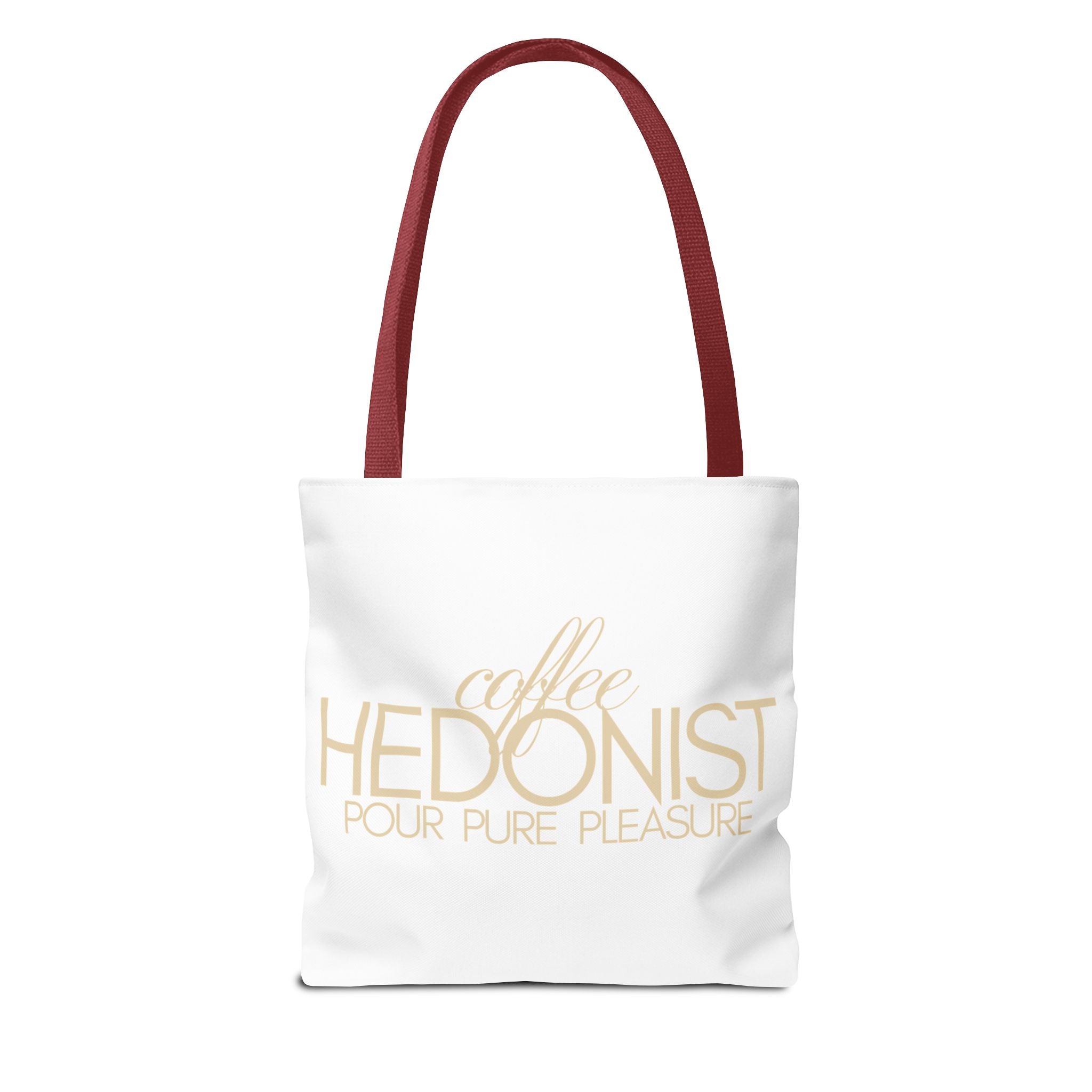 Coffee Hedonist Tote Bag – Funny Coffee Lover Canvas Tote, AOP