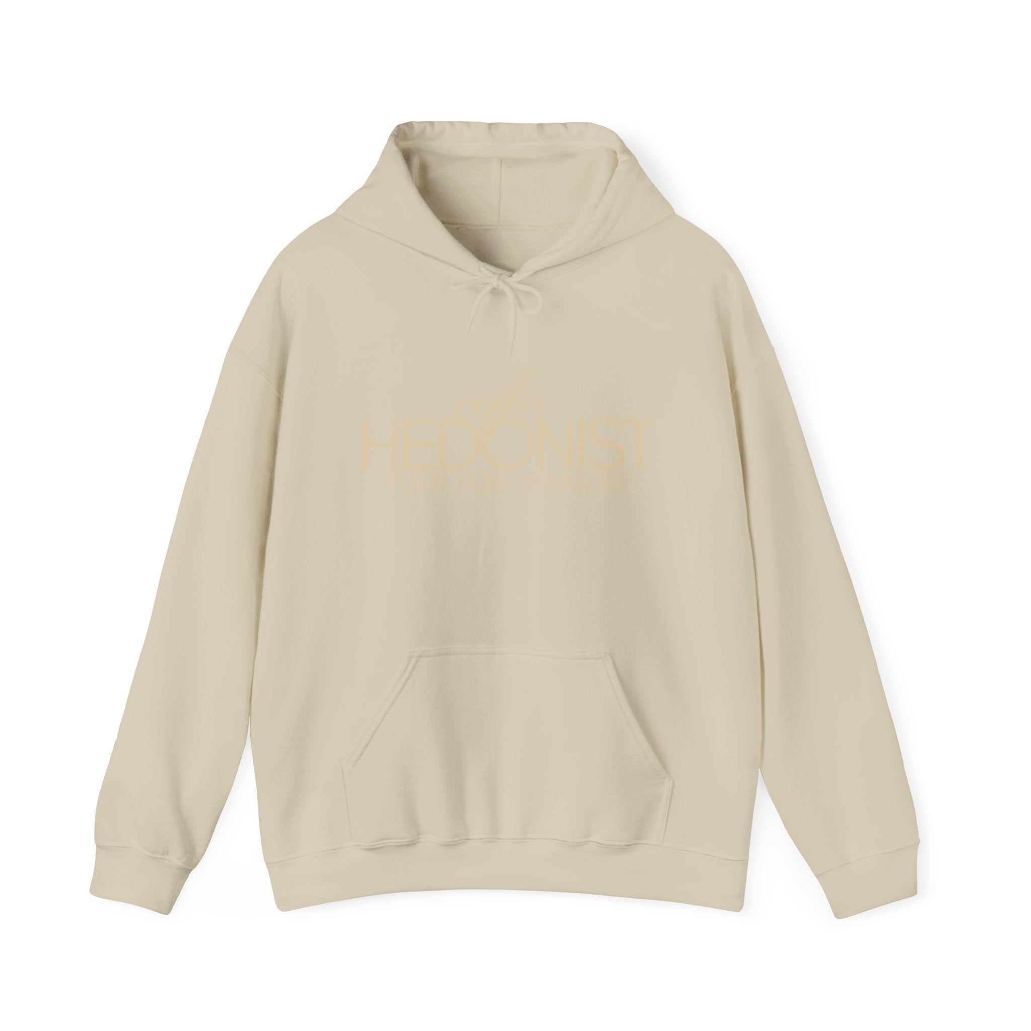 Coffee Hedonist Hoodie — Cozy Coffee Lover Graphic Sweatshirt