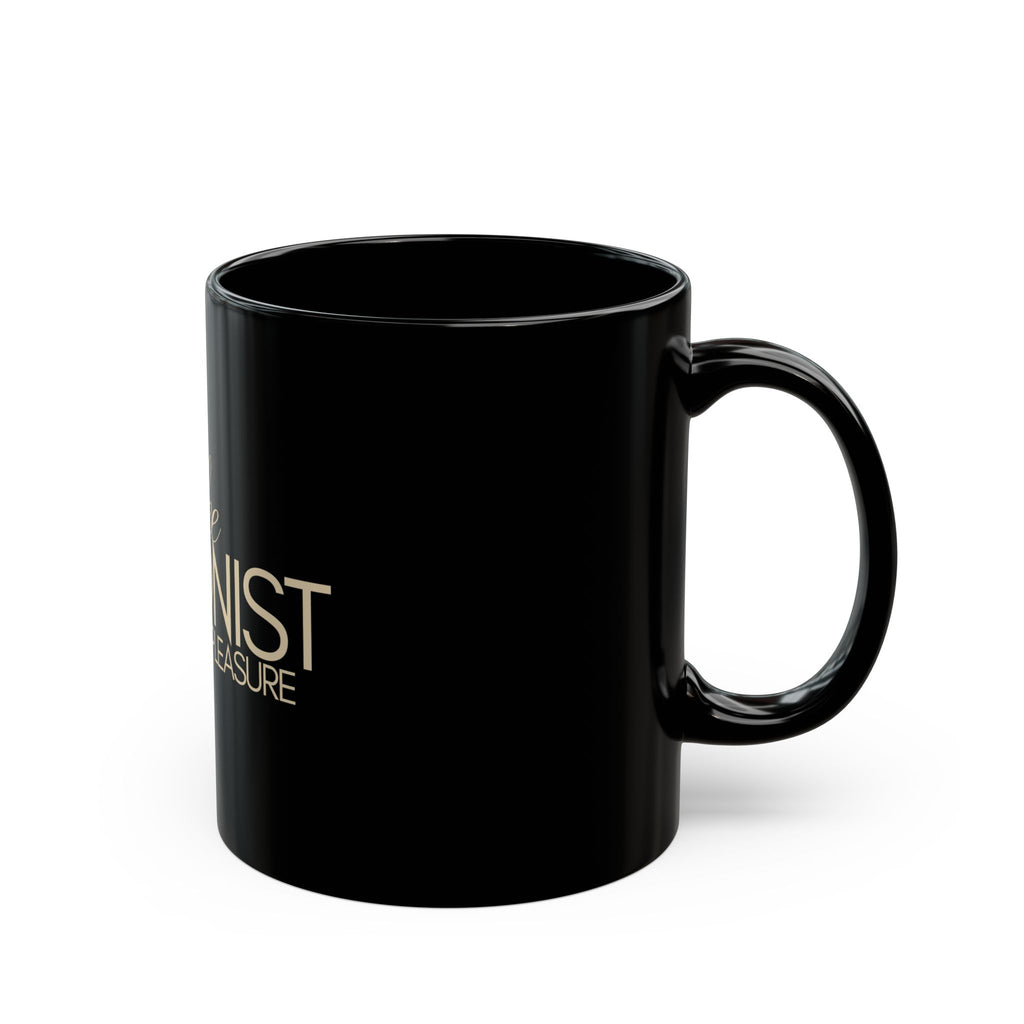 Coffee Hedonist Black Mug — 11oz & 15oz Ceramic Coffee Lover Gift