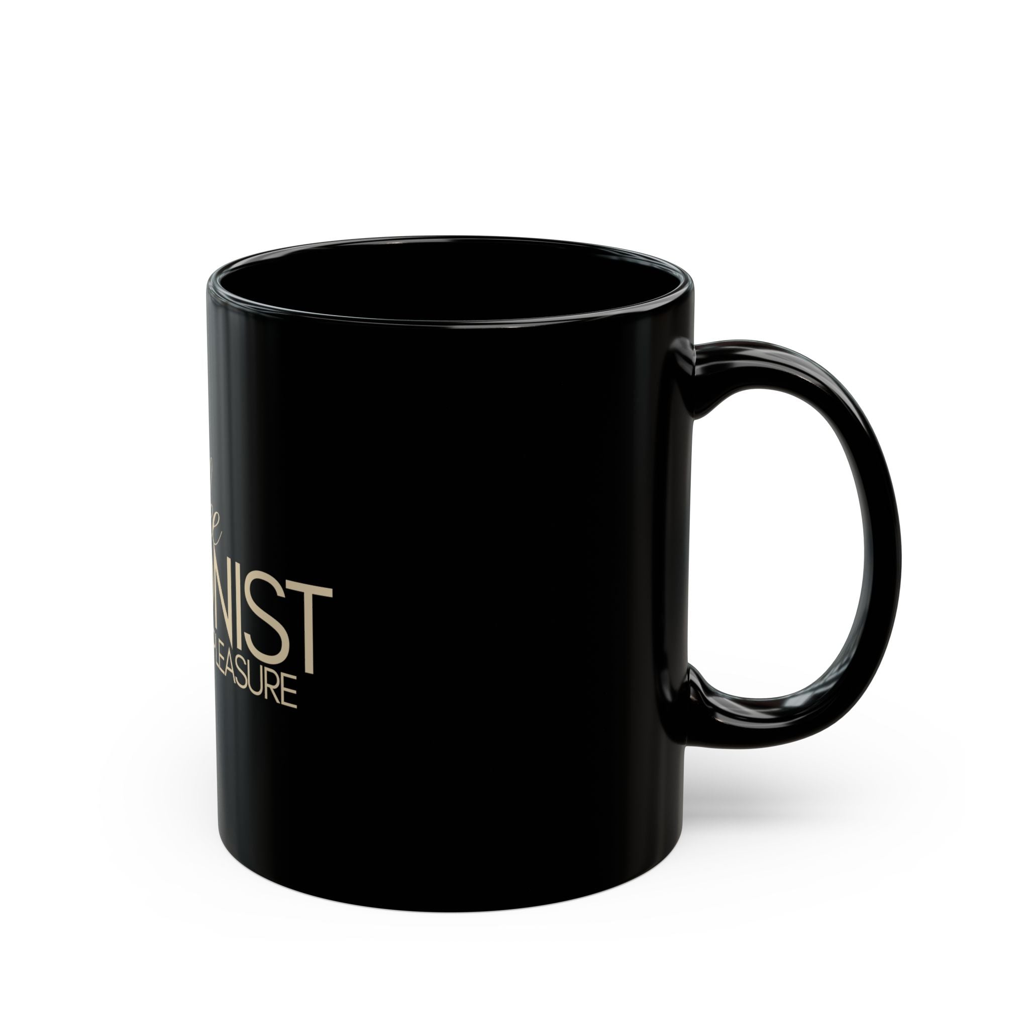 Coffee Hedonist Black Mug — 11oz & 15oz Ceramic Coffee Lover Gift