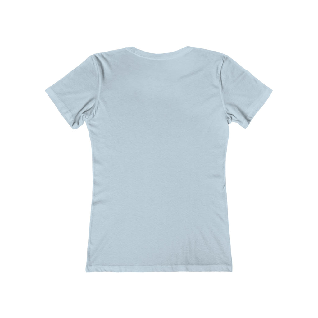 Coffee Hedonist T-Shirt — Boyfriend Tee for Women - Minimal Chest Logo