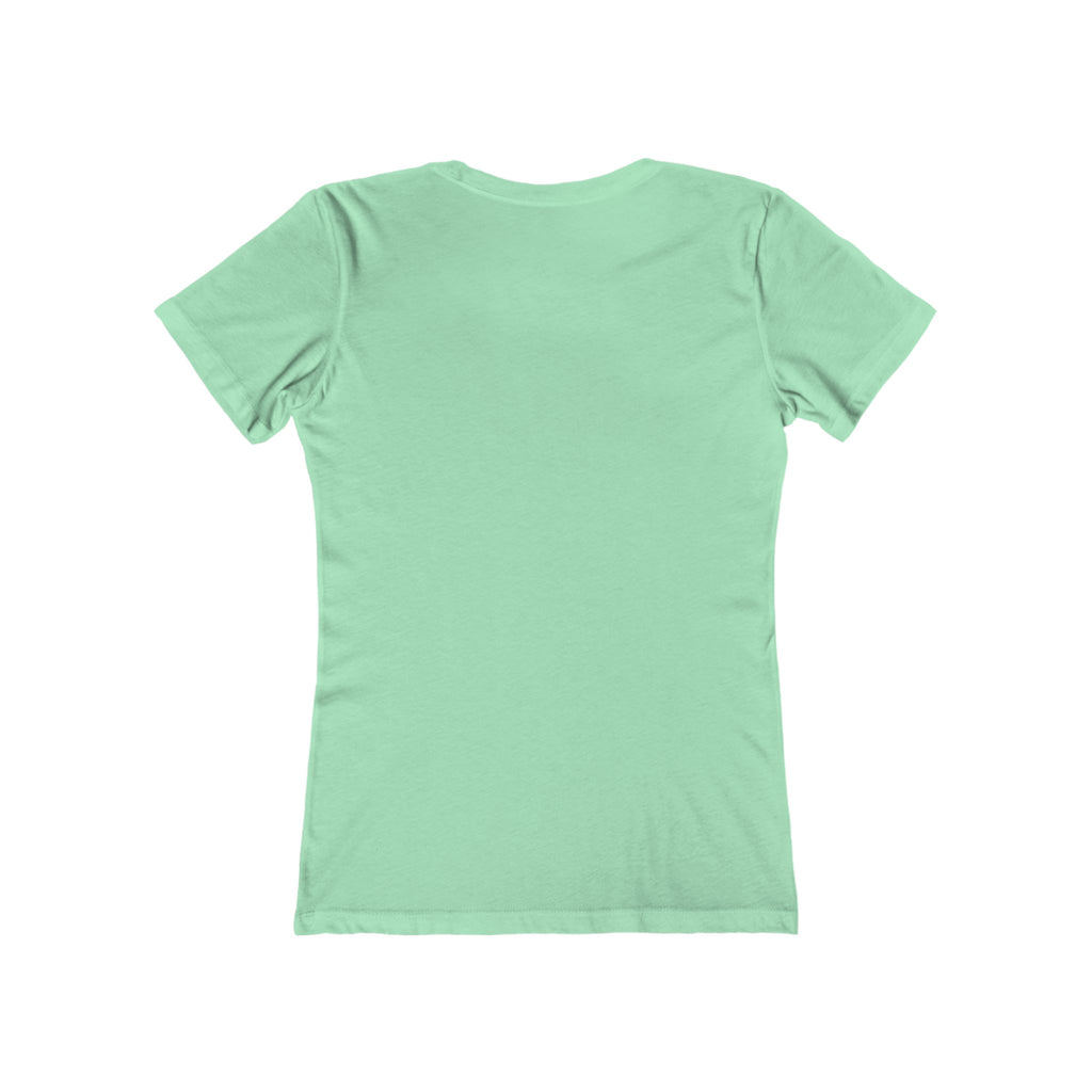 Coffee Hedonist T-Shirt — Boyfriend Tee for Women - Minimal Chest Logo