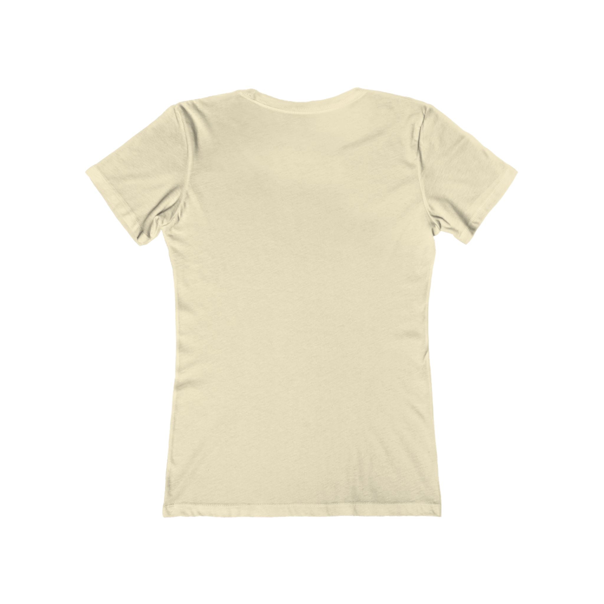 Coffee Hedonist T-Shirt — Boyfriend Tee for Women - Minimal Chest Logo