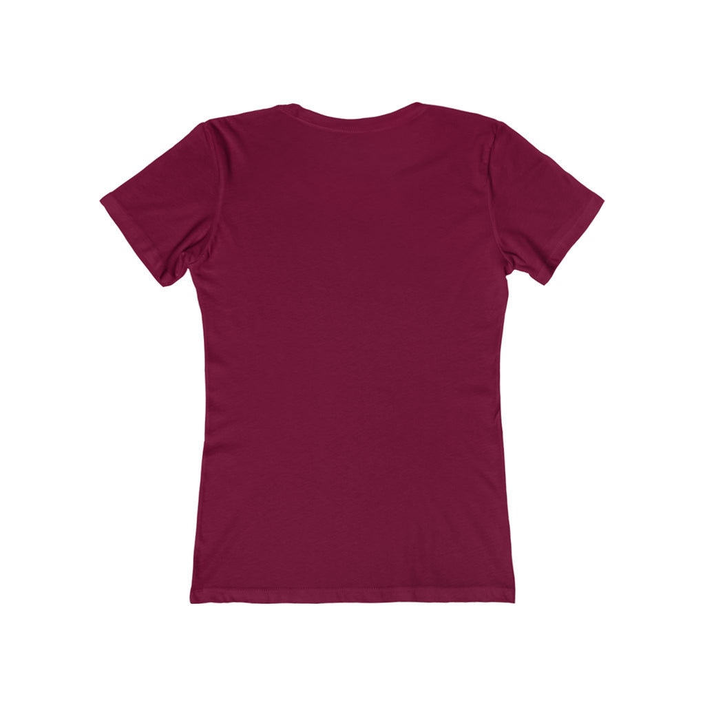 Coffee Hedonist T-Shirt — Boyfriend Tee for Women - Minimal Chest Logo