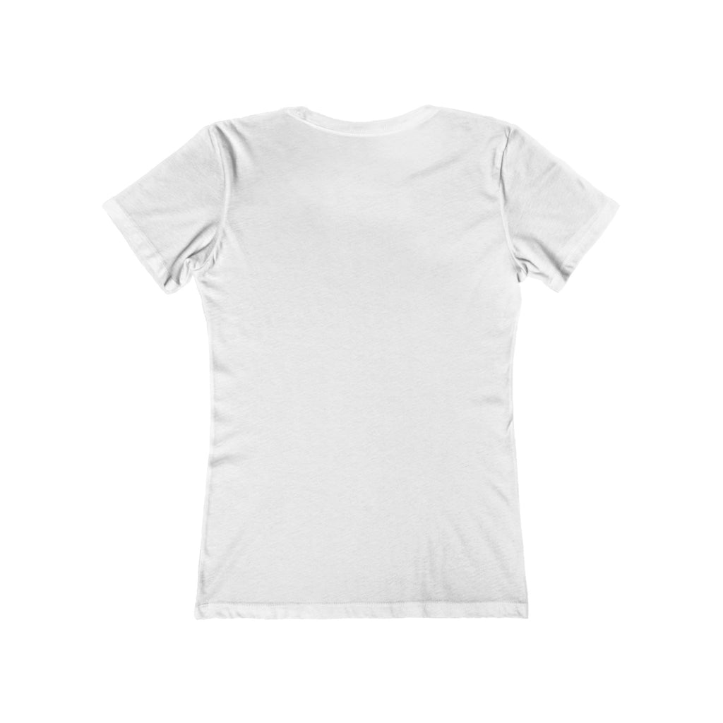 Coffee Hedonist T-Shirt — Boyfriend Tee for Women - Minimal Chest Logo