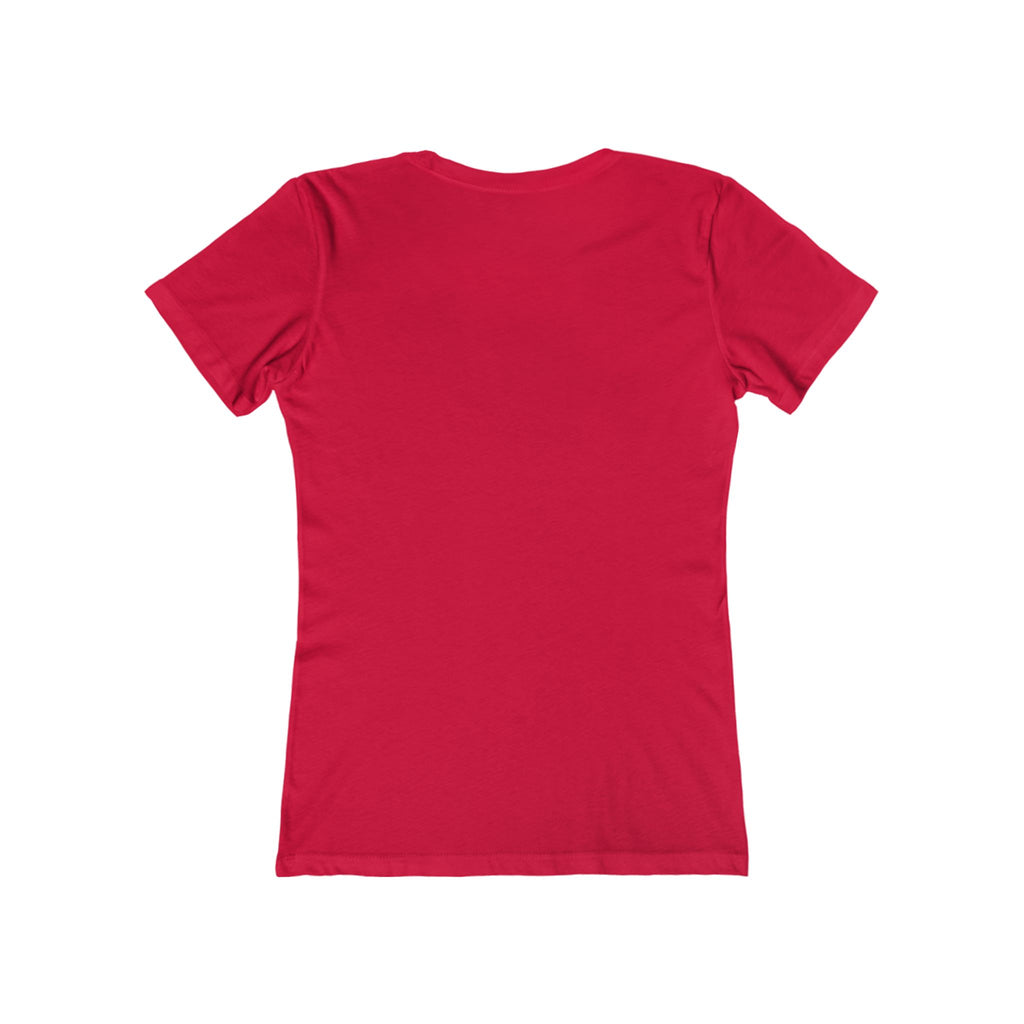 Coffee Hedonist T-Shirt — Boyfriend Tee for Women - Minimal Chest Logo
