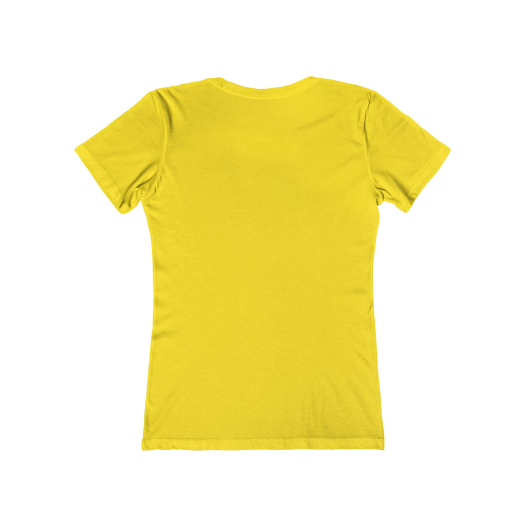 Coffee Hedonist T-Shirt — Boyfriend Tee for Women - Minimal Chest Logo