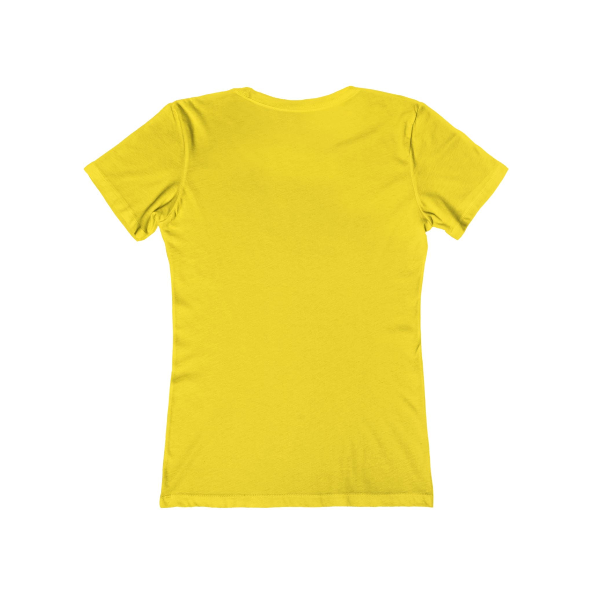 Coffee Hedonist T-Shirt — Boyfriend Tee for Women - Minimal Chest Logo