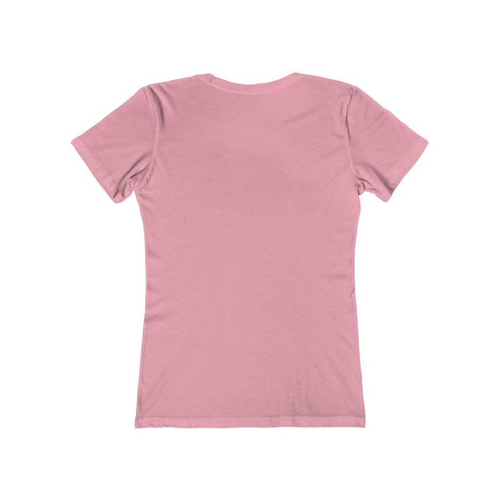 Coffee Hedonist T-Shirt — Boyfriend Tee for Women - Minimal Chest Logo