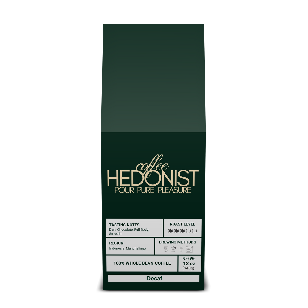 COFFEE HEDONIST - Mandheling Decaf - (MEDIUM ROAST)