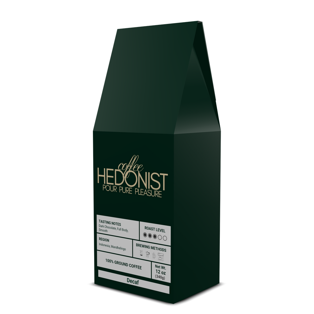 COFFEE HEDONIST - Mandheling Decaf - (MEDIUM ROAST)